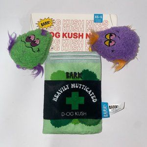 Bark Box 420 DOG KUSH NUGS SET/2 & BAG FOR XS-SM DOGS NWT'S